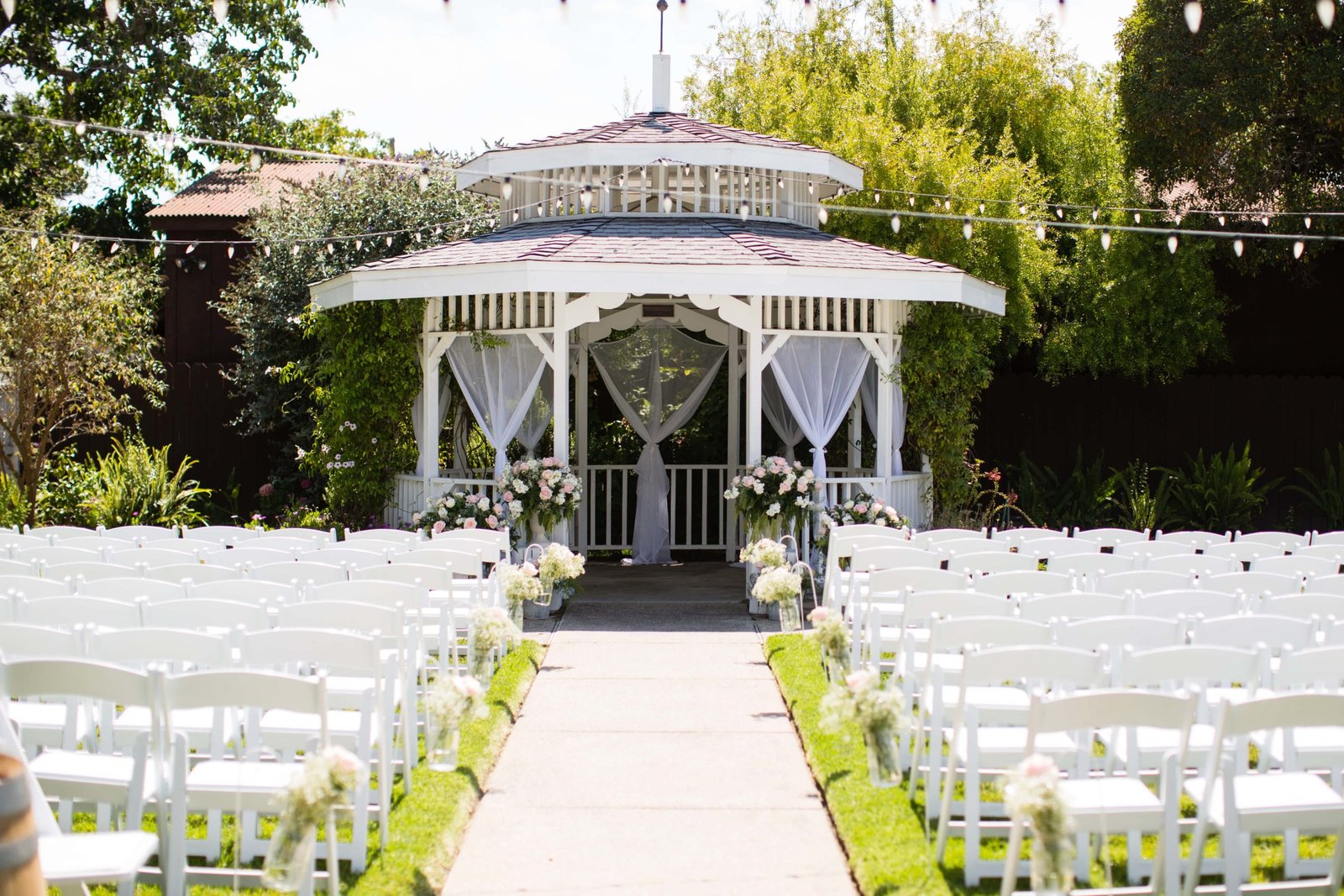 ceremony site at Heritage House in Arroyo Grande