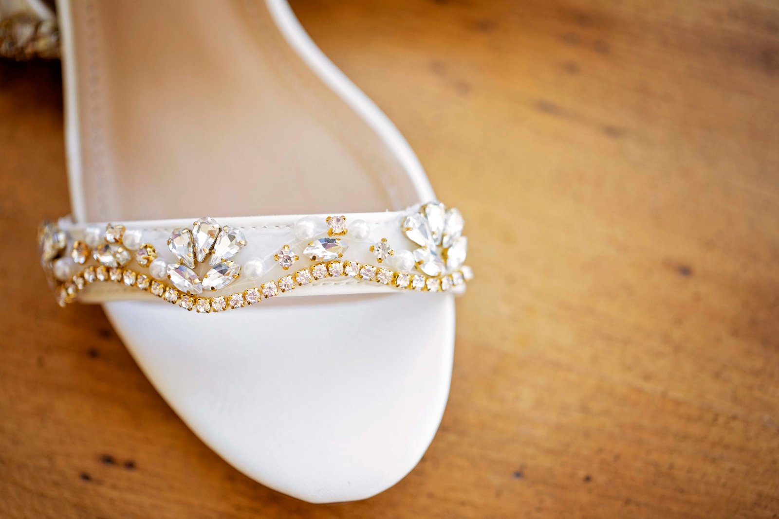 bride's shoe
