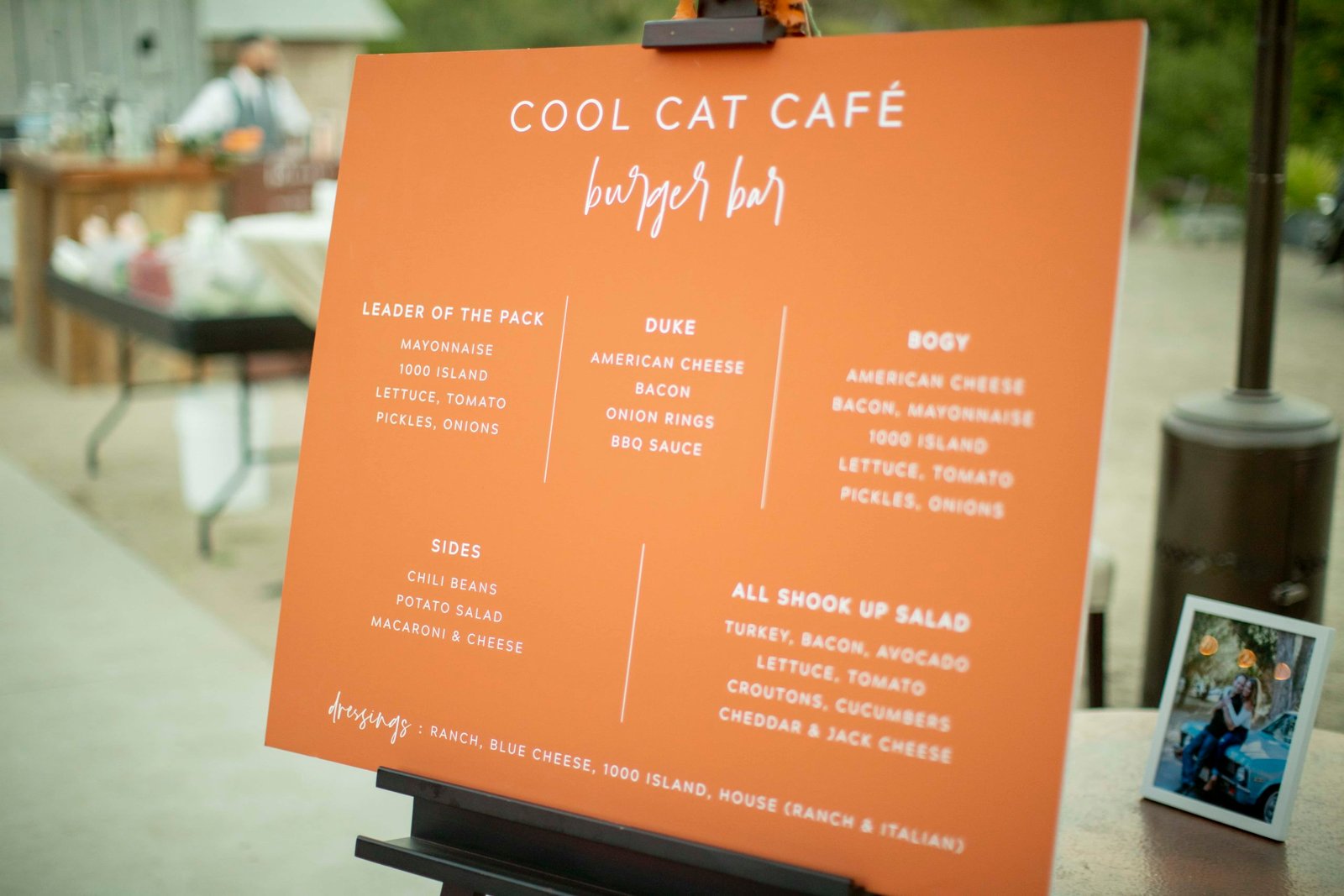 Cool Cat Cafe catering menu at Loma Grande Ranch