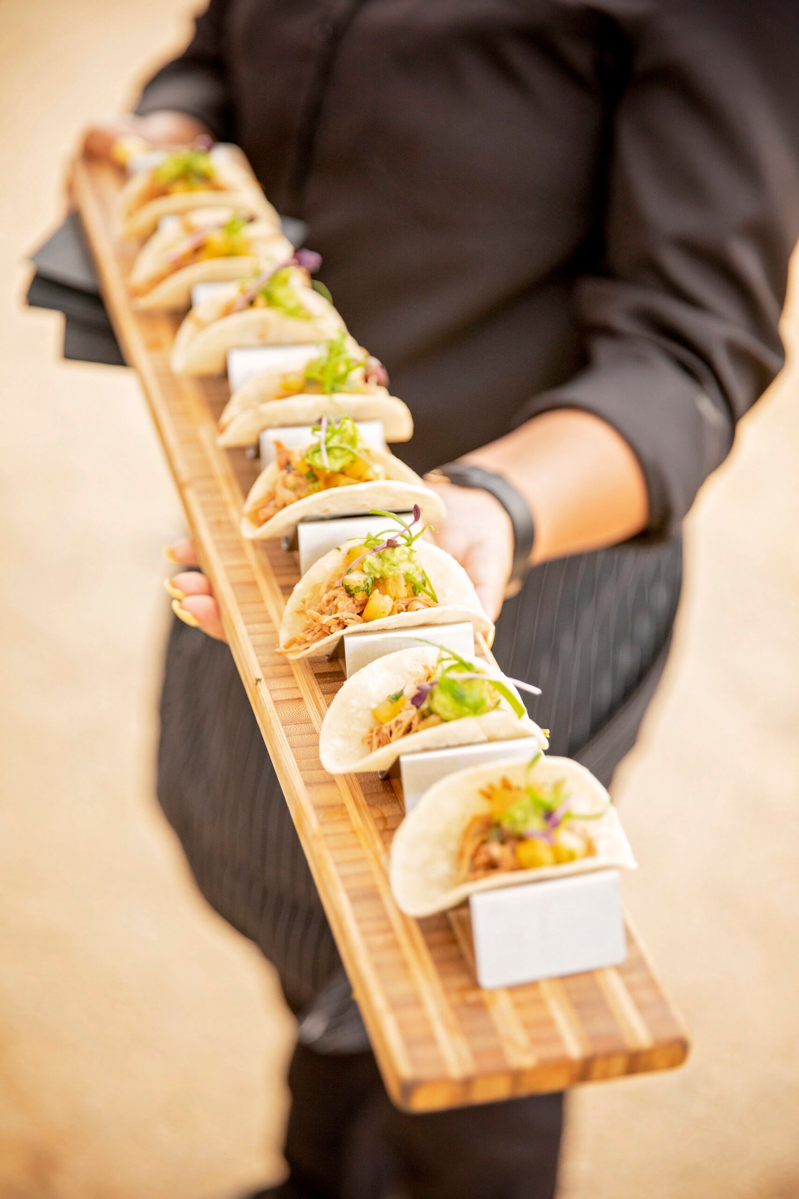 tacos for a wedding reception